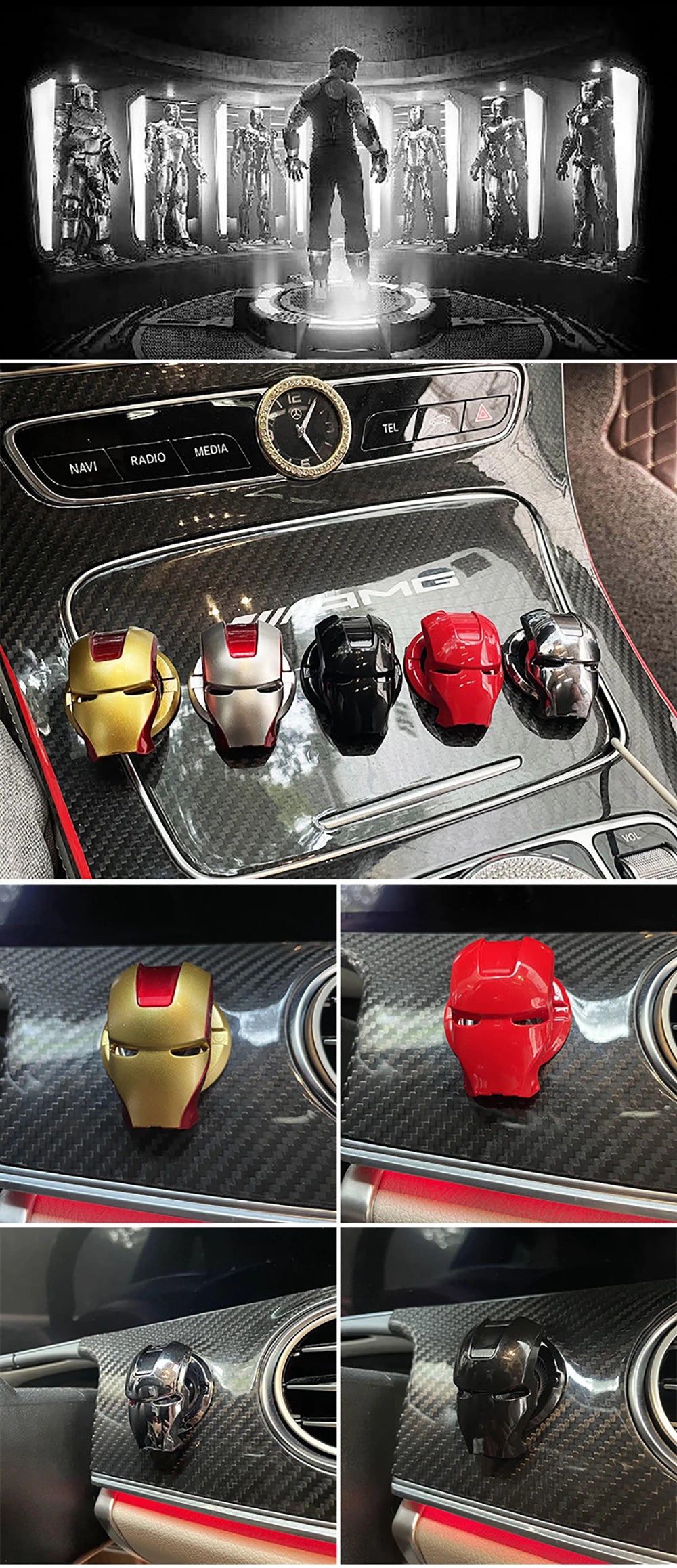 Hasbro Marvel Iron Man Car Ignition Start Switch