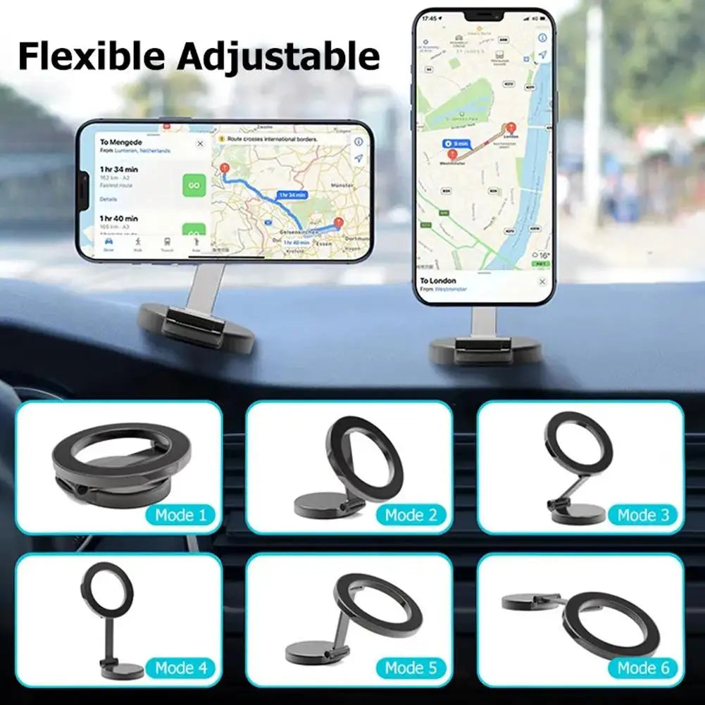 Folding Magnetic Car Phone Holder