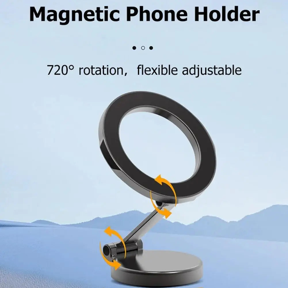 Folding Magnetic Car Phone Holder